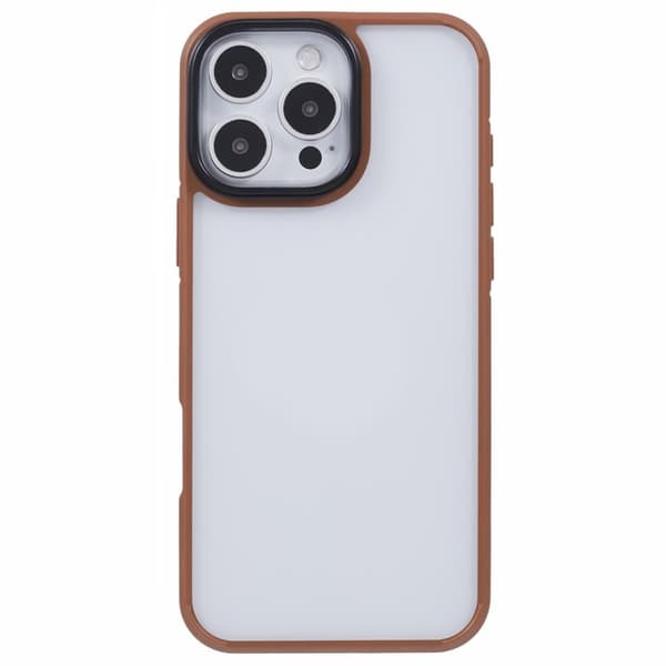 X-LEVEL Mobilskal till iPhone 16 Pro Max Akryl+Silikon Transparent Guld