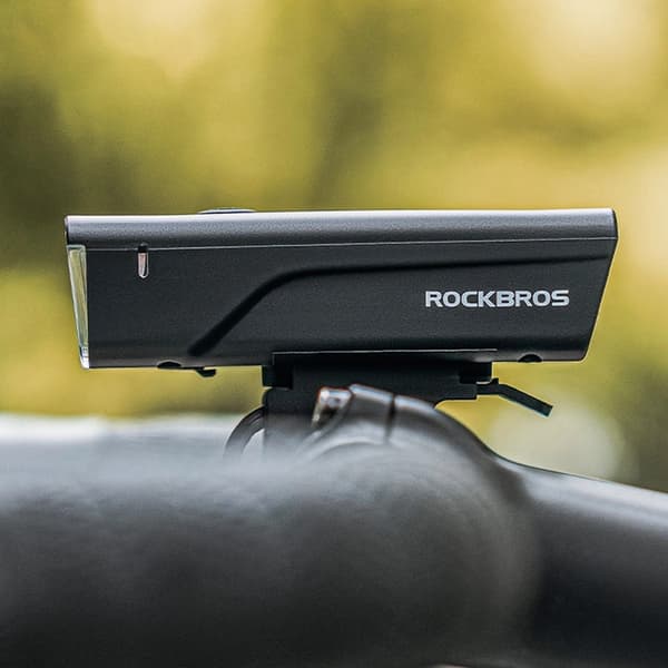Rockbros Forlygte 260 lm - Sort Svart