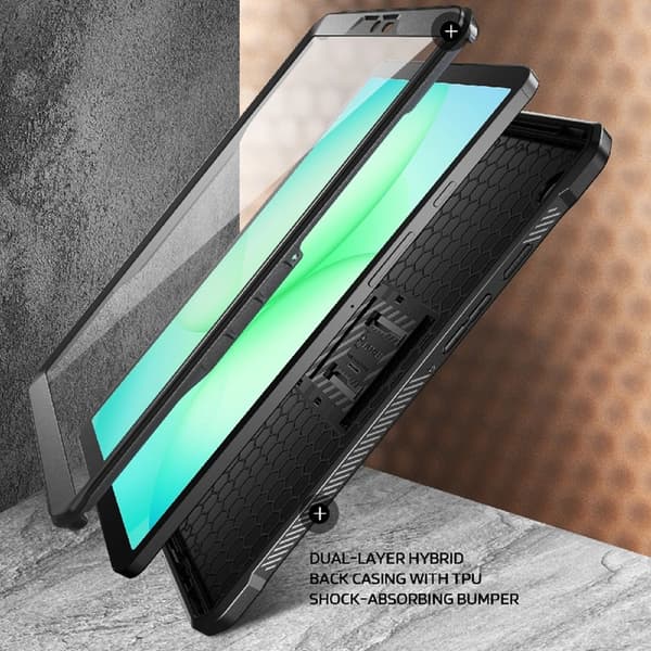 SupCase Galaxy Tab A11 (X133/X135) Cover Enhjørning Beetle Pro - Sort Svart