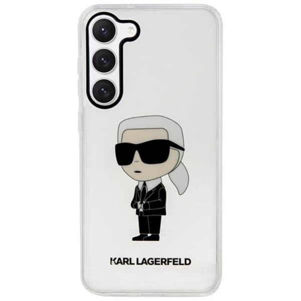 Karl Lagerfeld Galaxy S23 Mobilcover Iconic Karl - Gennemsigtig