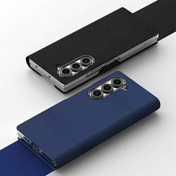 Araree Galaxy Z Fold 6 Pung Taske Motorhjelm Diary - Sort