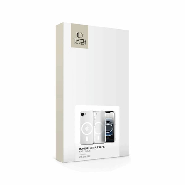 Tech-Protect Mobilskal till iPhone 16e Magsafe Magslim - Matt Ice Vit