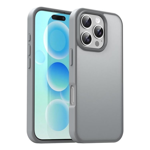 Mobilskal till iPhone 16 Pro Max Skin Touch Matte - Silver Silver