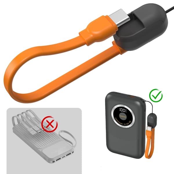 Dudao Powerbank 10000mAh 22.5W USB-A/USB-C - Grå Grå
