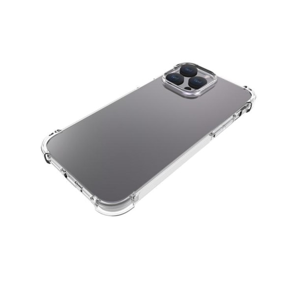 iPhone 15 Pro Max Mobilcover Stødsikker TPU - Gennemsigtig