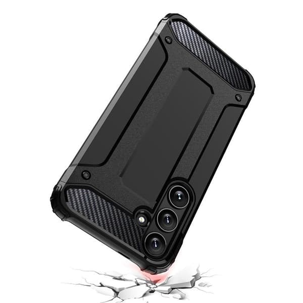 Galaxy S24 Plus -puhelimen suojakuori Hybrid Armor - sininen Blå
