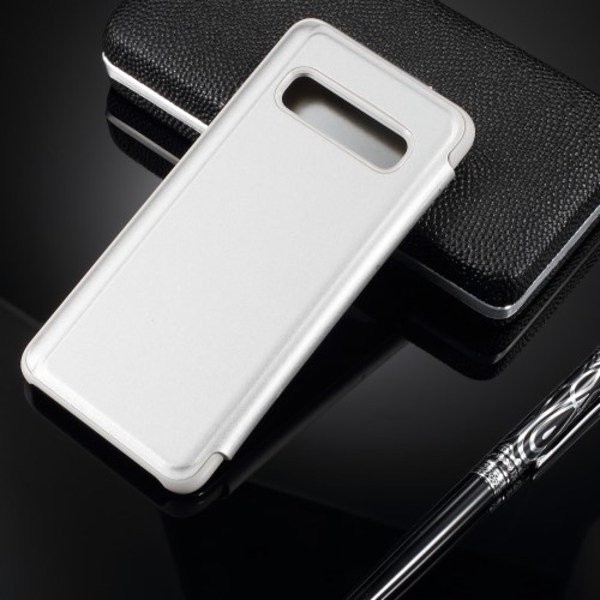 Window Mirror Fodral till Samsung Galaxy S10 - Silver Silver