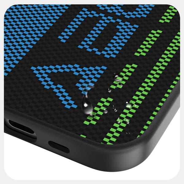 ABEEL Mobilskal till iPhone 16e MagSafe Kompatibel PC TPU Läder Svart