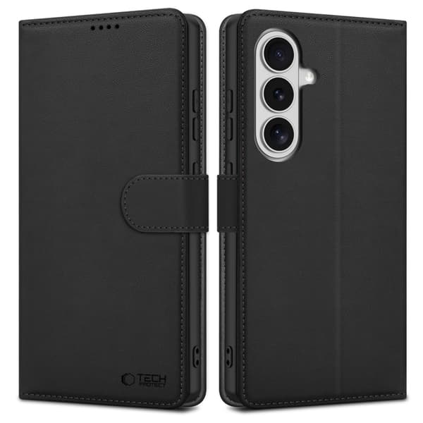 Tech-Protect Plånboksfodral För Galaxy S26 Plus - Svart Svart