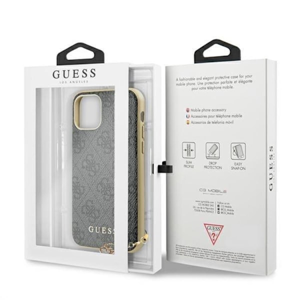 Guess iPhone 11/XR Mobilskal Charms Collection - Grå