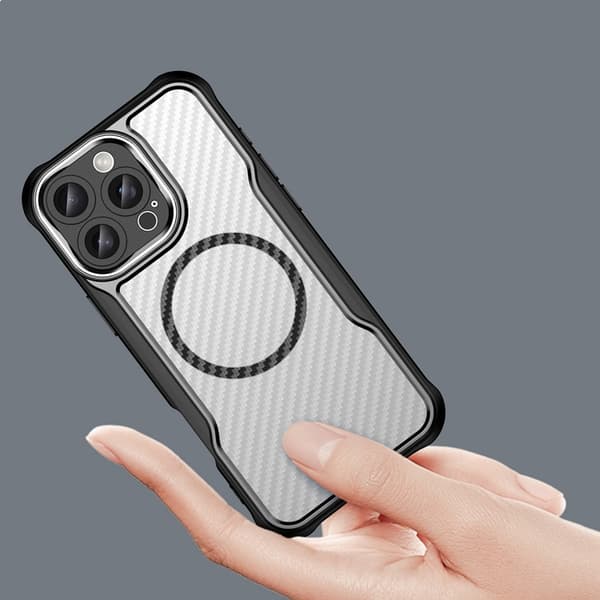 Telefontaske til iPhone 16 Pro MagSafe Silicone Leading - Sort Black