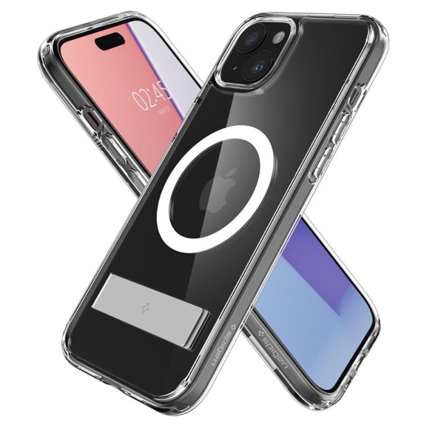 Spigen iPhone 15 -mobiilikotelo Magsafe Ultra Hybrid S - kirkas