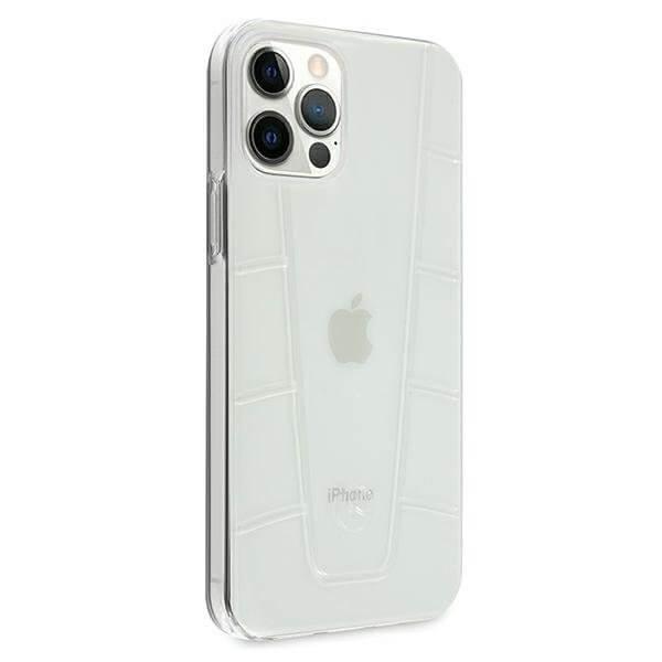 Mercedes Case iPhone 12 & 12 Pro Must Transparent Line on selkeä