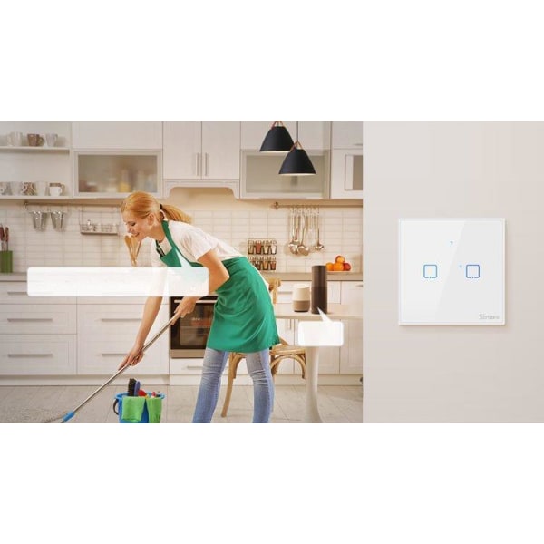 Sonoff Wi-Fi Smart Switch T3EU1C-TX - musta