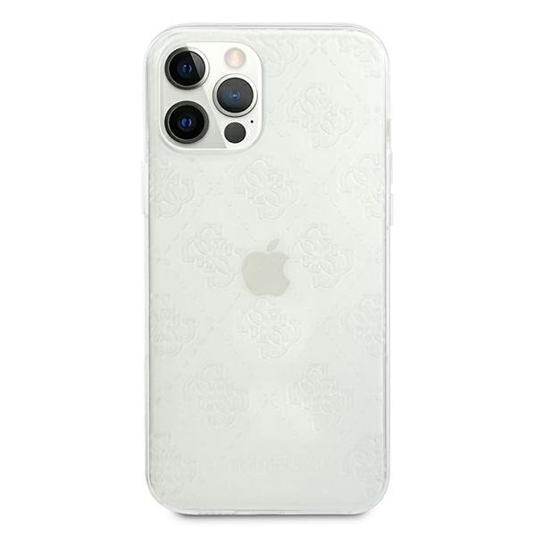 Guess iPhone 12 Pro Max Skal 3D Pattern Collection - Transparent Transparent