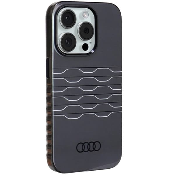Audi iPhone 15 Pro Mobiilikotelo Magsafe IML - Musta Black