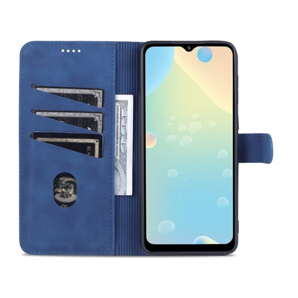 AZNS Samsung Galaxy A53 5G Plånboksfodral Konstläder - Blå