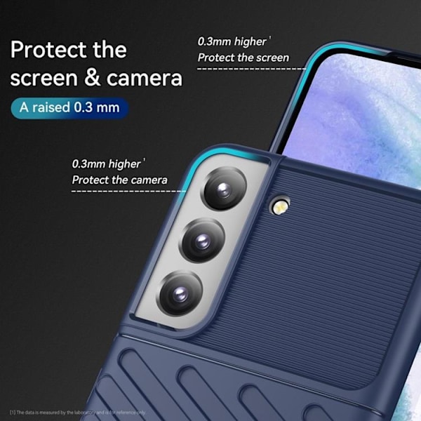 Thunder Twill Skal Galaxy S22 Plus 5G - Blå Blå