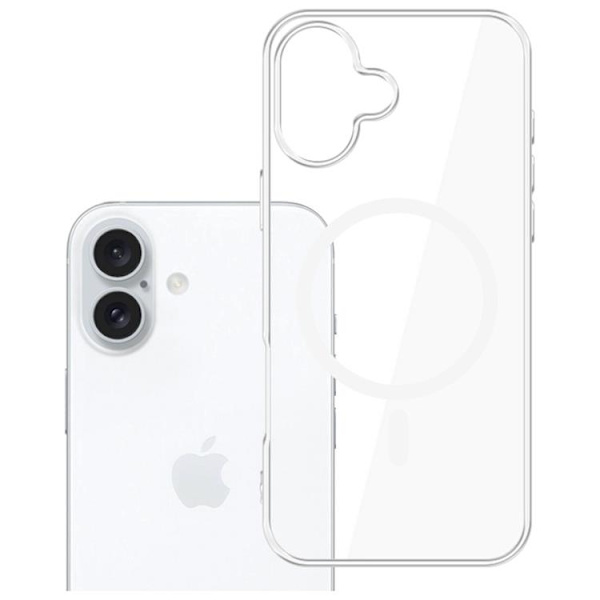 3MK Mobilskal till iPhone 17 MagSafe - Clear Transparent