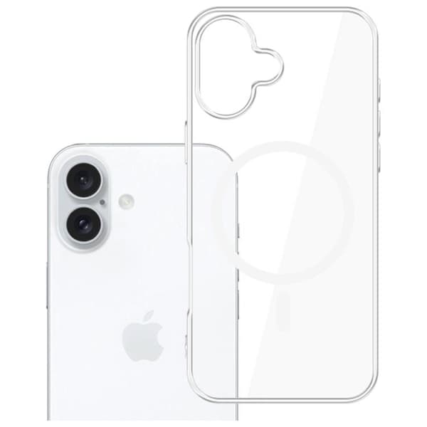 3MK Telefontaske til iPhone 17 MagSafe - Klar Transparent