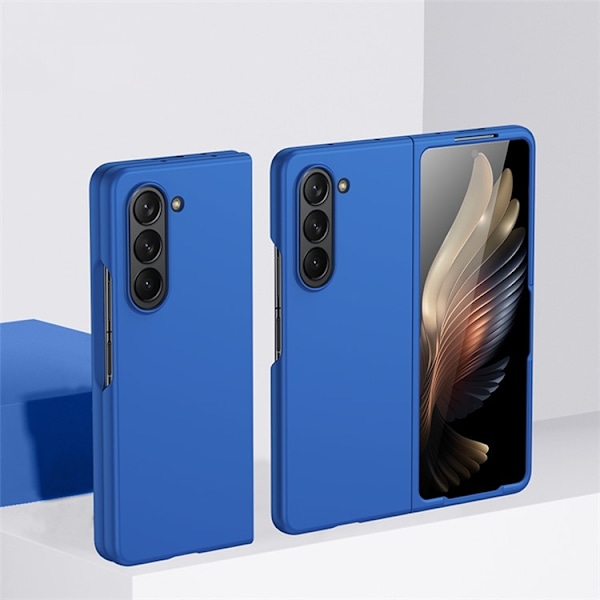 Mobilskal till Galaxy Z Fold 5 Anti-Scratch - Mörkblå Blå