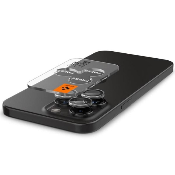 [2-PACK] Spigen iPhone 15 Pro/15 Pro Max kameralinsecover i Harden