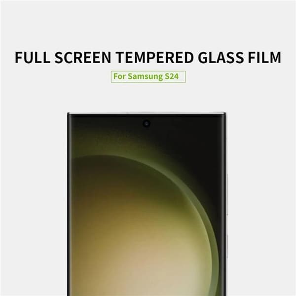 [2-PACK] Galaxy S24 Ultra hærdet glas Skærmbeskytter - Sort Transparent