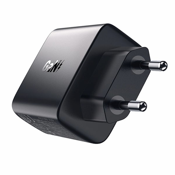 Acefast A57 PD 35W GaN Väggladdare 2 x USB-A + USB-C - Svart Svart