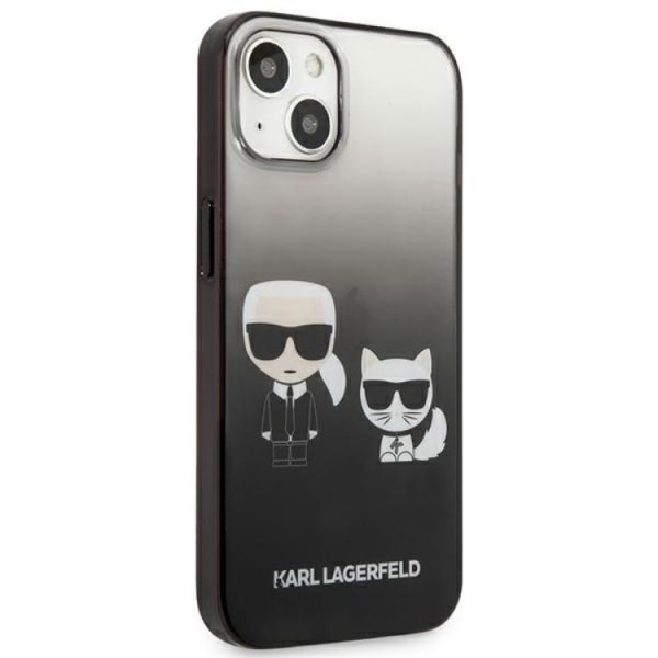 Karl Lagerfeld iPhone 13 Skal Gradient Ikonik Karl & Choupette -