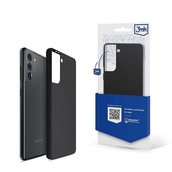 3mk Galaxy S21 Plus Mobilskal Silicone - Svart Svart