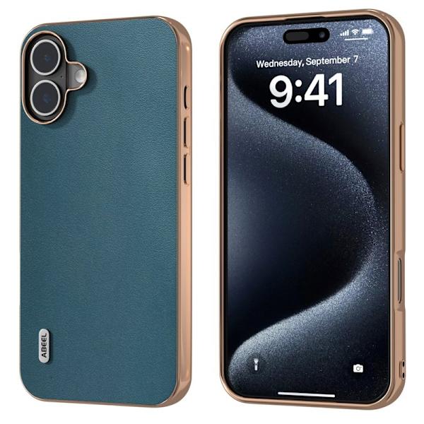 ABEEL Mobilskal till iPhone 16 Electroplating Kantskydd Grön
