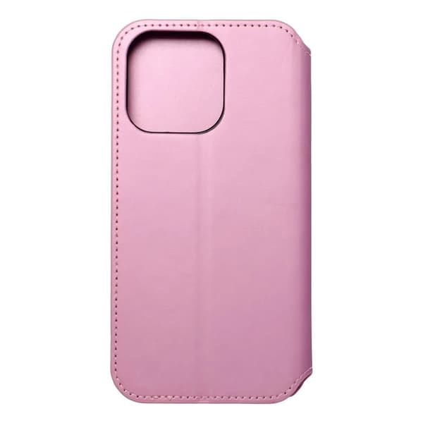 iPhone 15 Plus Pung Taske Dobbelt Lomme - Lyserød Rosa