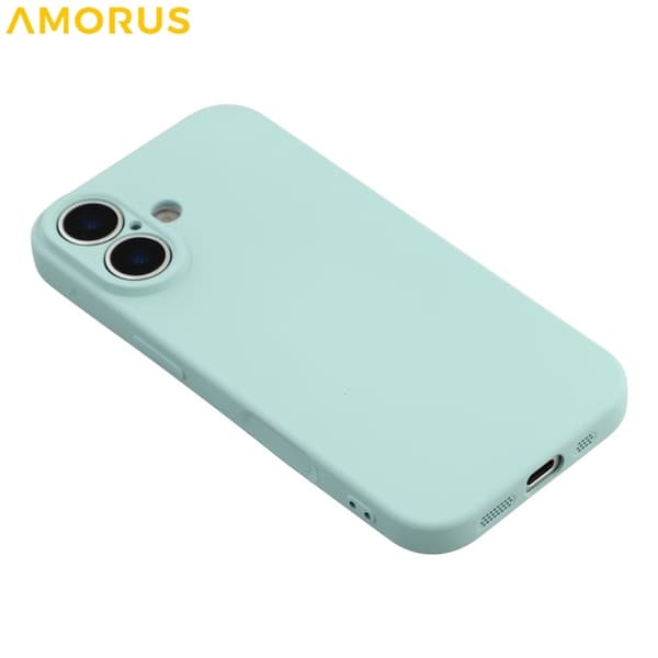 AMORUS Mobilskal till iPhone 17 Precise Cutouts TPU Fiber - Blå Blå