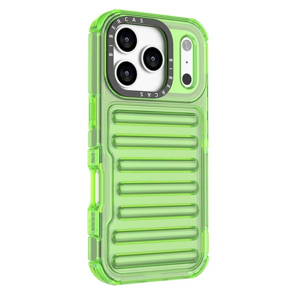 Mobilskal till iPhone 17 Pro Max Stripe Design Detachable - Grön Grön
