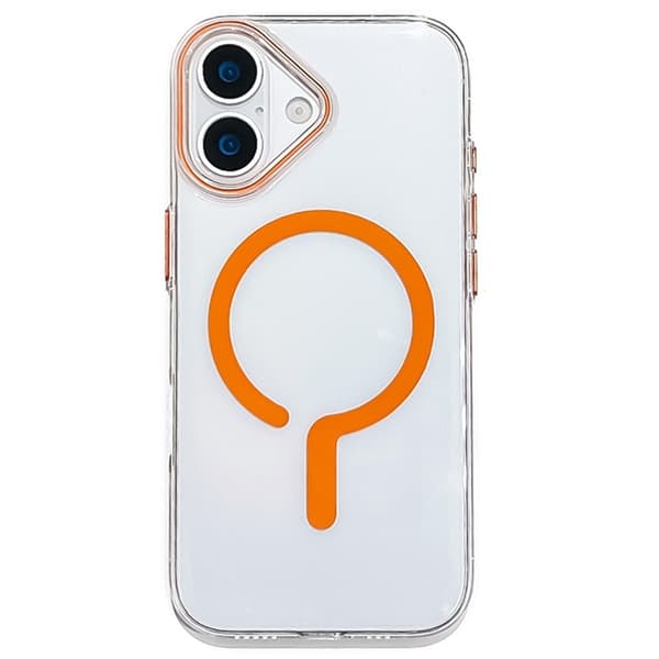 Mobilskal till iPhone 17 MagSafe TPU + PC - Orange Orange