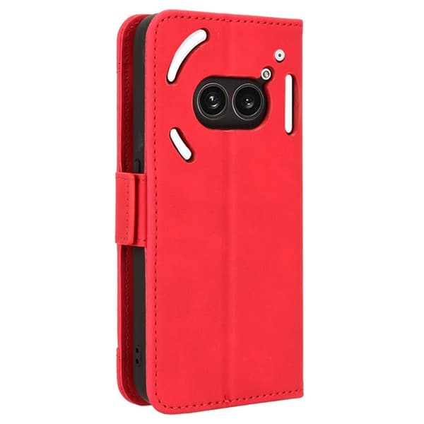 Nothing Phone (2a) Plus/(2a) Plånboksfodral Läder - Röd Röd