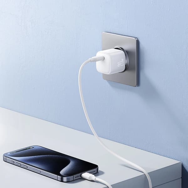 Joyroom Hurtigoplader 20W GaN PD - Hvid Vit