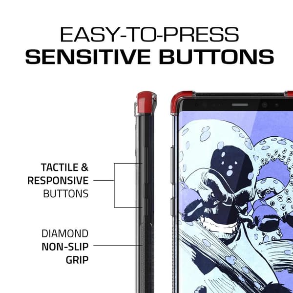 Ghostek Covert 2 -kuori Samsung Galaxy Note 8:lle - Valkoinen White