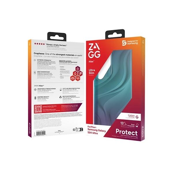 ZAGG Galaxy S24 Ultra Mobilskal Milan - Blå