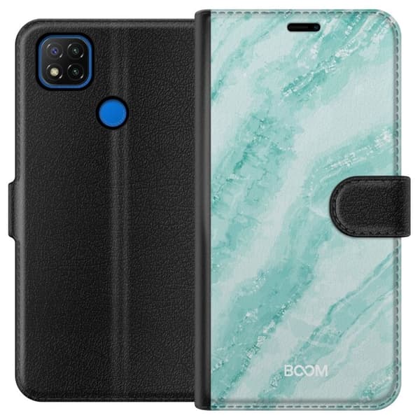 Plånboksfodral till Xiaomi Redmi 9C med Mint Marble