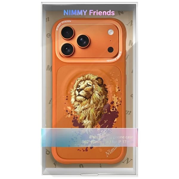 Nimmy Telefontaske til iPhone 17 Pro MagSafe Lion - Orange Orange