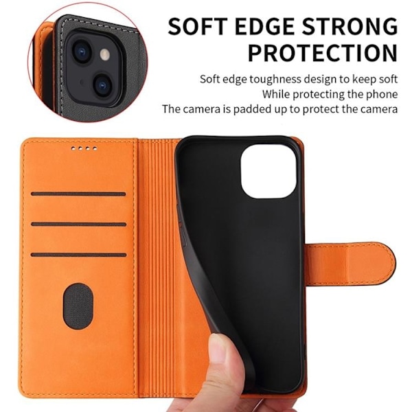 iPhone 14 Pro Max Plånboksfodral Dual Flip - Blå