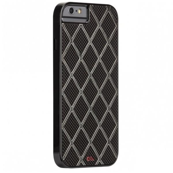 Case-Mate Carbon Alloy Cover til iPhone 6 / 6S - Sort Black