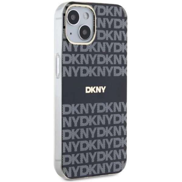 DKNY iPhone 15/14/13 Mobilskal Magsafe IML Mono & Stripe - Svart