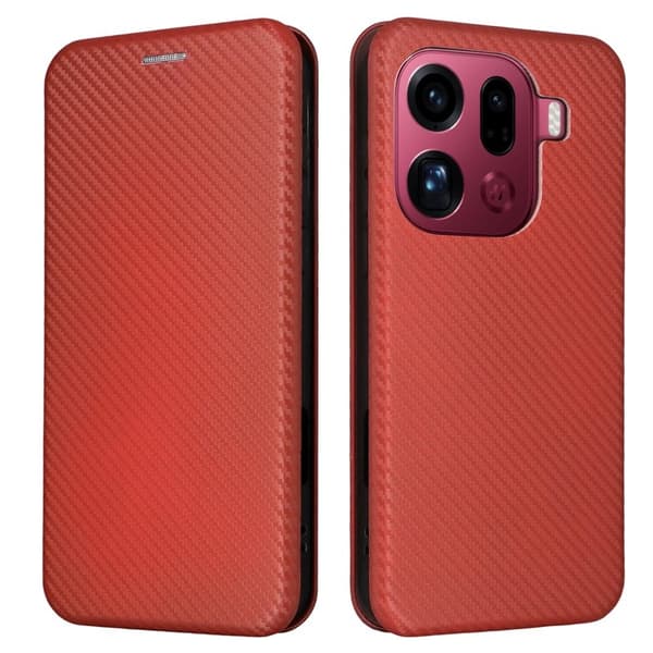 Oppo Find X9 Pro 5G Fodral KonstLäder - Brun