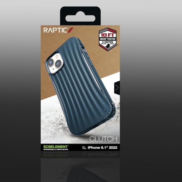 Raptic iPhone 14 Cover Clutch - Blå