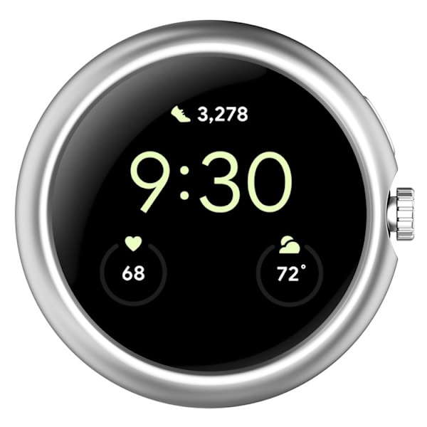 Google Pixel Watch 1/2 (41mm) Skal Anti-Scratch - Silver