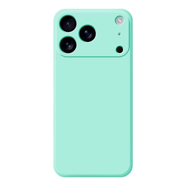 Mobilskal till iPhone 17 Pro Max TPU Straight Edge - Ljus Cyan Grön