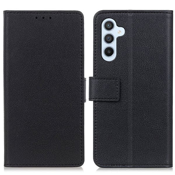 Samsung Galaxy S26 Plånboksfodral Konstläder Ställfunktion - Svart