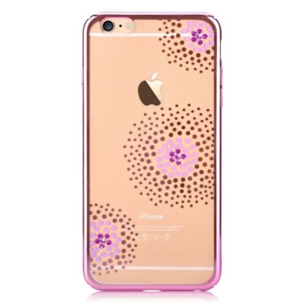 Vouni Kristall Sun flower Skal till iPhone 6 / 6S - Rosa Rosa